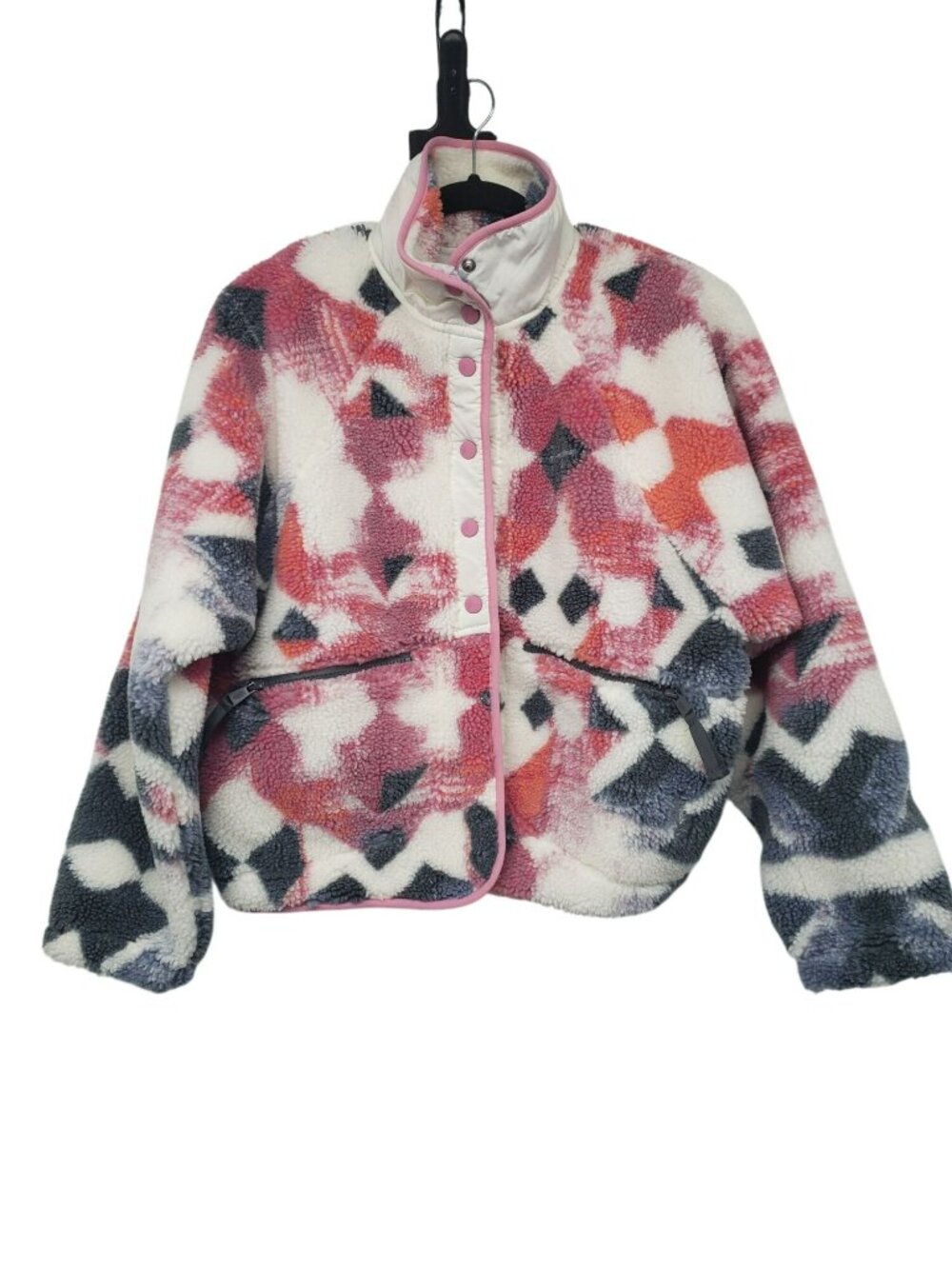Free People FP Movement Hit the Slopes Mystic Meadow Fleece Sherpa Jacket S - Picture 16 of 16